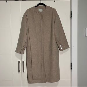OAK + FORT Long Wool Coat